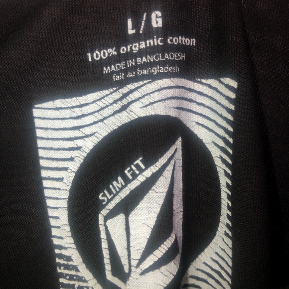 Black and stripe T-shirt volcom - Picture 7 of 8